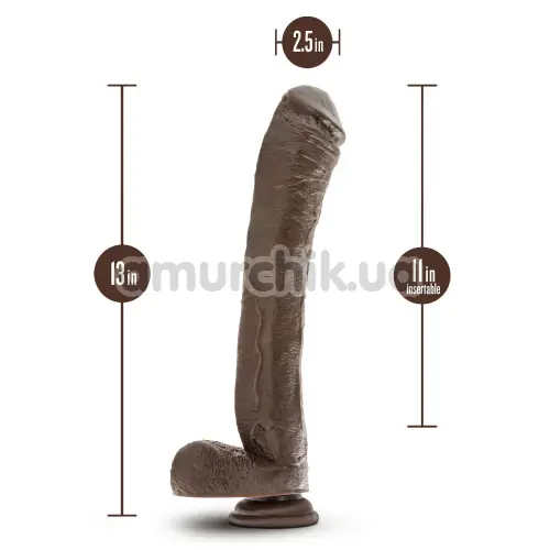 Фалоімітатор Dr. Skin Mr. Ed 13, коричневий