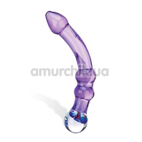 Фалоімітатор Sidewinder Purple Glass Dildo - Фото №1
