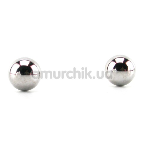 Вагинальные шарики Metal Worx Ben-Wa Balls Small, серебрянные