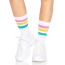 Шкарпетки Leg Avenue Pride Pansexual, білі - Фото №3