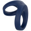 Виброкольцо для члена Viceroy Rechargeable Max Dual Ring, синее - Фото №3