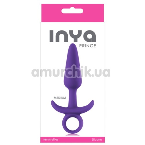 Анальная пробка Inya Prince Medium, фиолетовая