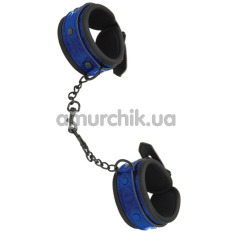 Фиксаторы для рук и ног Whipsmart Diamond Collection Deluxe Universal Buckle Cuffs, синие - Фото №1