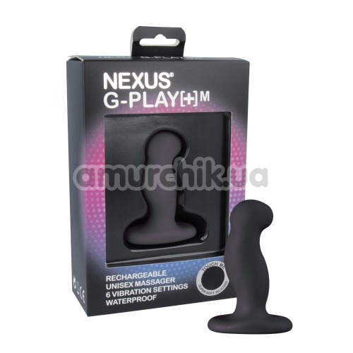Вибростимулятор простаты для мужчин Nexus G-Play Plus Medium, черный