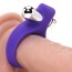 Виброкольцо Embrace Lovers Ring, фиолетовое - Фото №4