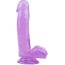 Фаллоимитатор Hi-Rubber 7 Inch, фиолетовый - Фото №1