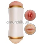 Мастурбатор MX Dream Of Cup Sexual Stroker Pussy & Mouth, тілесний - Фото №1