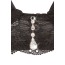 Комплект Cottelli Collection Alberta Fina 6 чорний: бюстгальтер + трусики-стрінги + пояс для панчіх - Фото №9