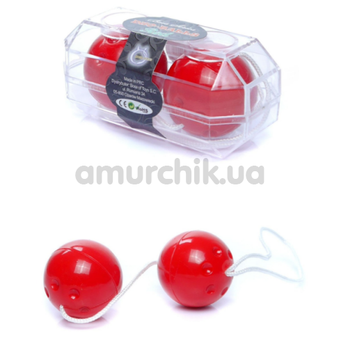 Вагинальные шарики Boss Series Duo Balls, красные