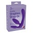 Безремневой страпон с вибрацией Triple Teaser Strapless Strap-On, фиолетовый - Фото №8
