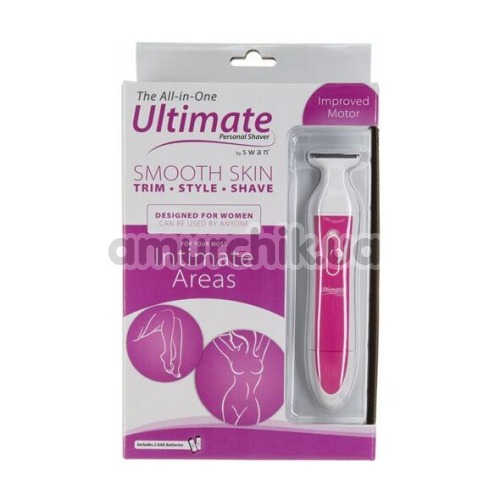 Триммер для женщин Ultimate Personal Shaver Smooth Skin, розовый