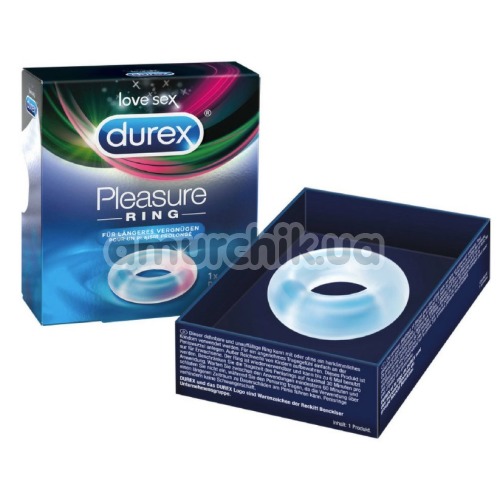 Эрекционное кольцо Durex Pleasure Ring 1, прозрачное