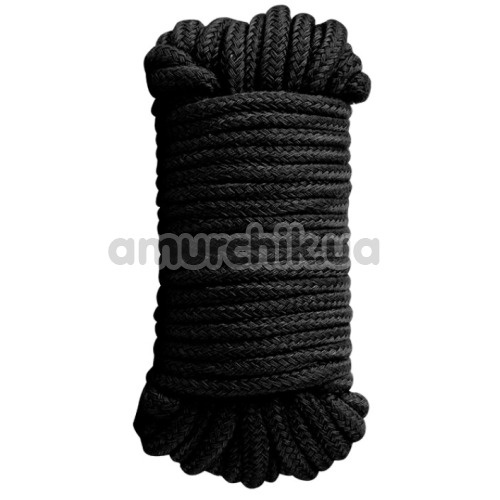Мотузка Guilty Pleasure BDSM Bondage Rope 10m, чорна - Фото №1