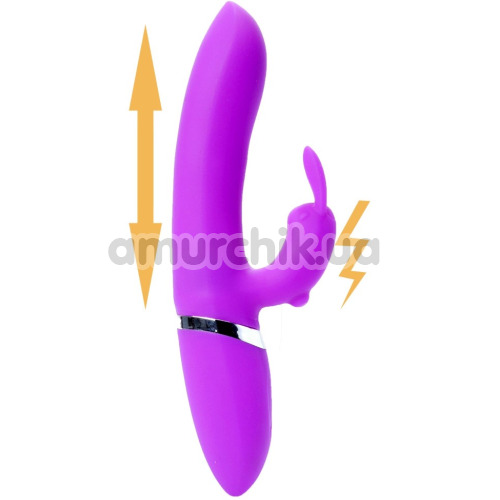 Вібратор з пульсацією Boss Series Clara, фіолетовий