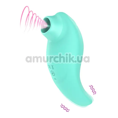 Клиторальный вибратор Odeco Every Night Toys Jen, зеленый