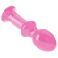 Анальна пробка Love Toy Glass Romance Dildo GS14, рожева - Фото №2