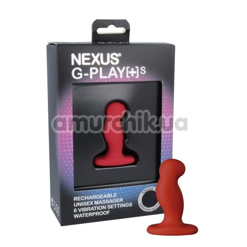 Вибростимулятор простаты для мужчин Nexus G-Play Plus Small, красный