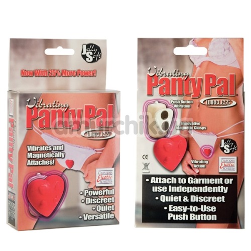 Клиторальный вибратор Vibrating Panty Pal Heart