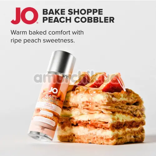 Оральный лубрикант JO Bake Shoppe Peach Cobbler - персиковый коблер, 60 мл