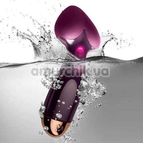 Универсальный вибромассажер Rocks-Off Purple Heart, фиолетовый