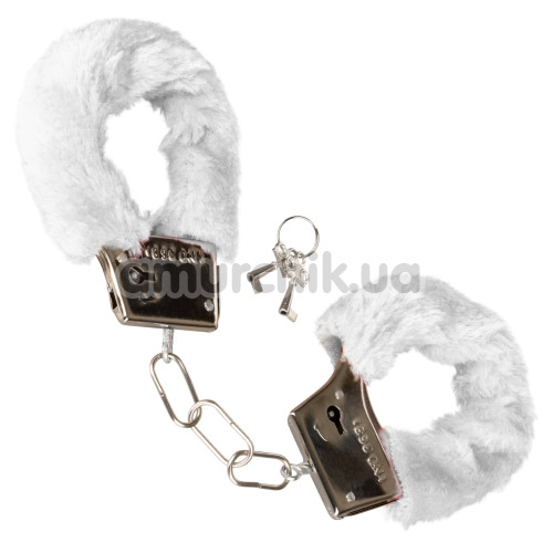 Наручники Playful Furry Cuffs, белые