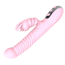 Вибратор с ротацией и толчками G Spot Thrusting Vibrator Elisa, розовый - Фото №4