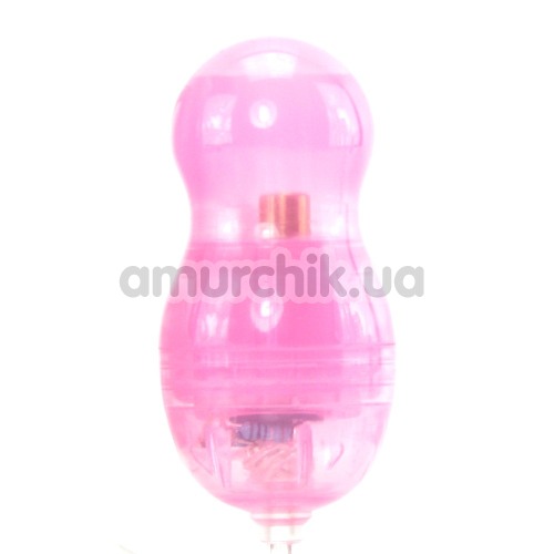 Виброяйцо Lighted Shimmers LED Teaser, розовое