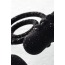 Анальная пробка с виброкольцом Erotist Ruffle S-Size, черная - Фото №10