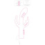 Анально-вагінально-кліторальний вібратор Toy Joy Designer Edition Aphrodite, рожевий - Фото №9