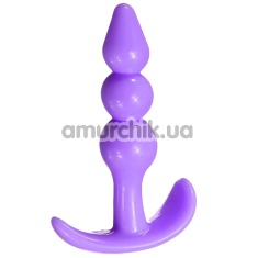 Анальная пробка Masturbation Anal Beads Massage Stick, фиолетовая - Фото №1
