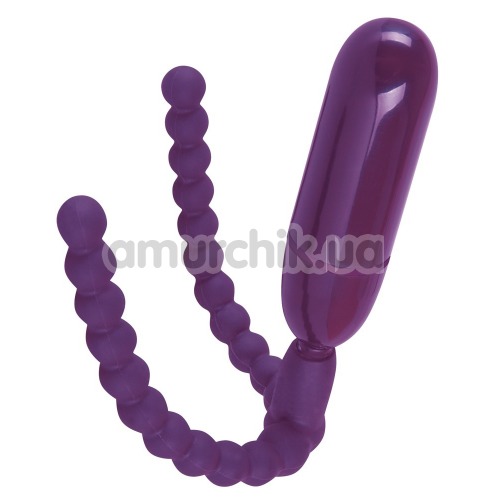 Вагінальний розширювач з вібрацією Vibrating Intimate Spreader, фіолетовий