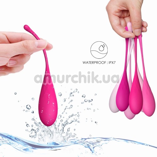 Набор вагинальных шариков FemmeFit Pelvic Muscle Training Set, розовый