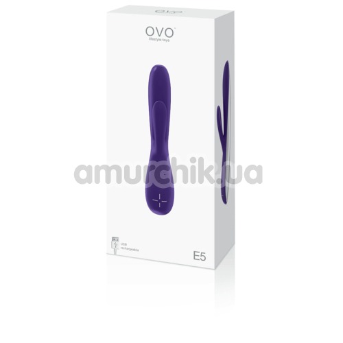 Вібратор OVO E5, фіолетовий