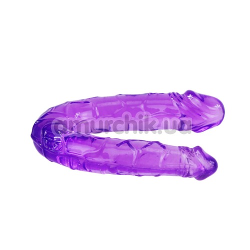 Двухконечний фалоімітатор Double Dong, 29.8 см фіолетовий