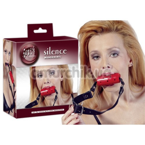 Кляп Silence Mouth Gag, червоний - Фото №1