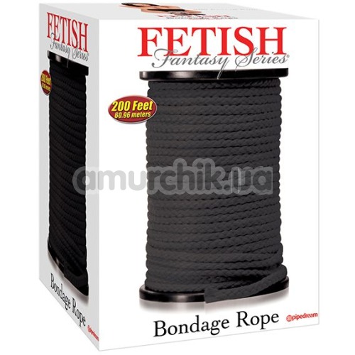 Мотузка Bondage Rope, чорна