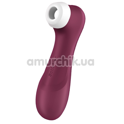 Симулятор орального сексу для жінок Satisfyer Pro 2 Generation 3 Connect App, бордовий