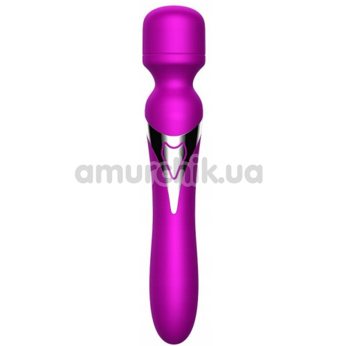Универсальный вибромассажер Foxshow Silicone Dual Massager, фиолетовый - Фото №1