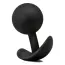 Анальная пробка Alume Weighted Silicone Butt Plug M, черная - Фото №2