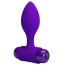 Анальна пробка з вібрацією Pretty Love Vibra Butt Plug, фіолетова - Фото №3