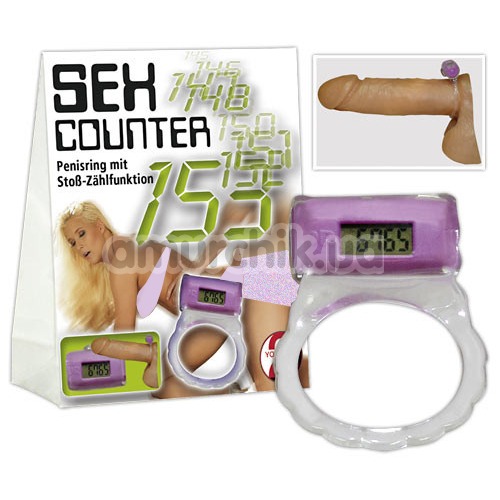 Ерекційне кільце з лічильником фрікцій Sex Counter