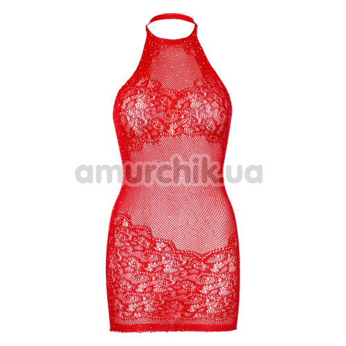 Платье Leg Avenue One In A Million Rhinestone Lace Dress, красное