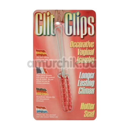 Клипса для клитора Clit Clips, розовая