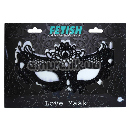 Маска Boss Series Fetish Love Mask, чорна