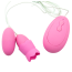 Вагинально-клиторальный вибратор Tongue Lick Mimi Toy NV-008A1, розовый - Фото №1