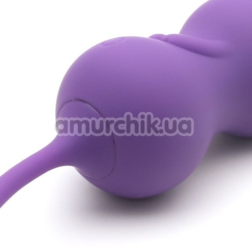 Вагінальні кульки з вібрацією KissToy Paula, фіолетові