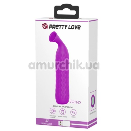 Симулятор орального секса для женщин Pretty Love Jonas, фиолетовый