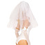 Фата невесты Leg Avenue Tiered Bridal Veil, белая - Фото №2
