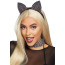 Комплект аксессуаров кошечки Leg Avenue Rhinestone Cat Ear Costume Kit: ошейник + ушки - Фото №0