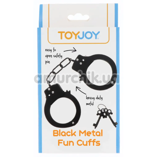 Наручники Toy Joy Fun Cuffs, чорні